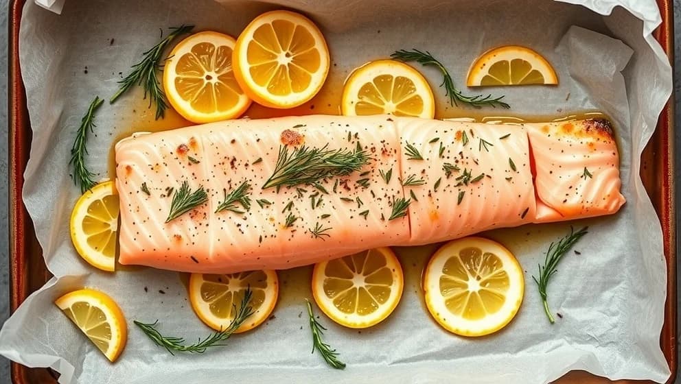 Hur tillagas hel laxsida i ugn