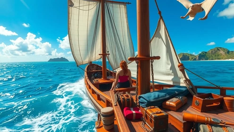 Pippi på de sju haven och hennes äventyr